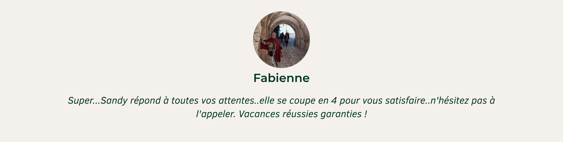 Témoignage de Fabienne