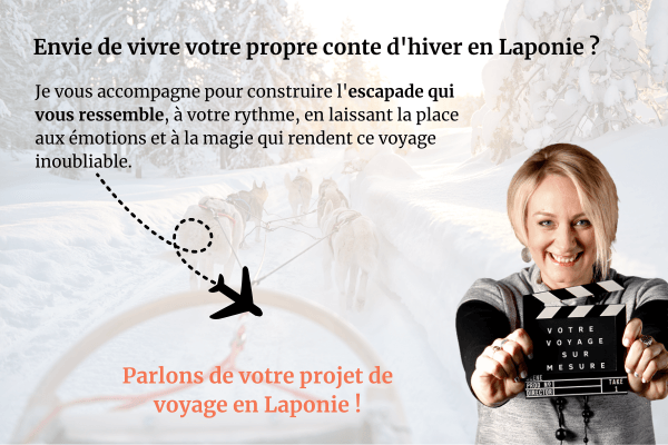 Sandy, organisatrice de voyage sur mesure vous aide à créer votre voyage en Laponie