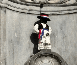 Manneken Pis déguisé