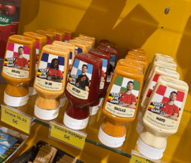 Sauces des Diables Rouges au Frietmuseum
