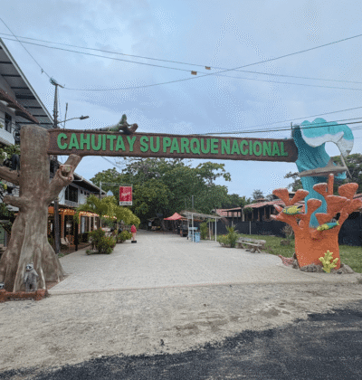Entrée du Parc National de Cahuita