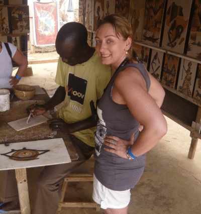 Artisanat peinture au Sénégal