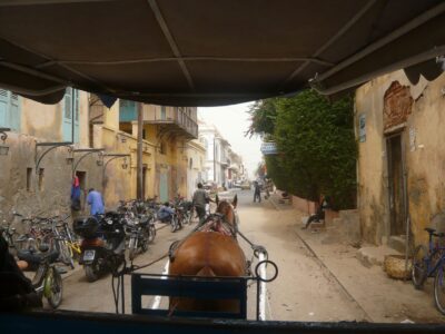 ruelles de Saint-Louis au Sénégal