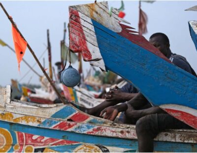 Pirogue typique du Sénégal