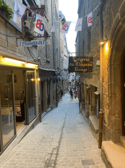 petites ruelles du Mont-Saint-Michel