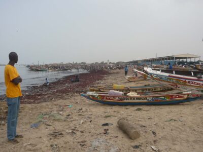 village des pêcheurs au Sénégal