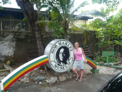Entrée du Bob Marley Muséum à Kingston