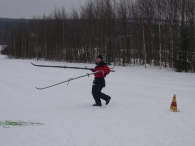 concours de ski en tandem