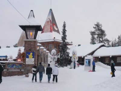 Entrée du village de Rovaniemi