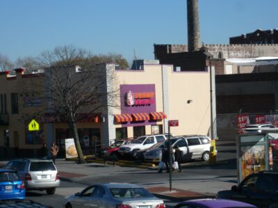 Façade de Dunkin' Donuts de New York