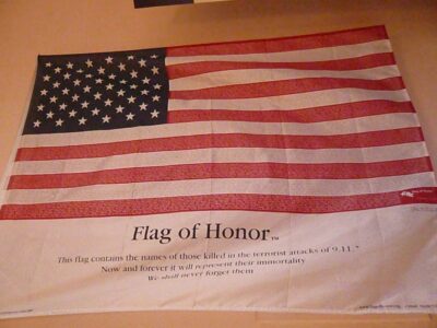 Drapeau de l'honneur dans l'église St Paul à New York