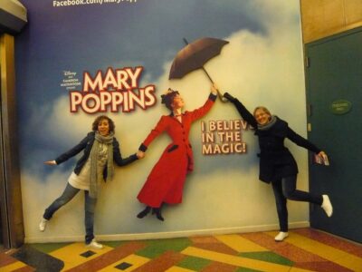 Pancarte du Musical Mary Poppins à Broadway