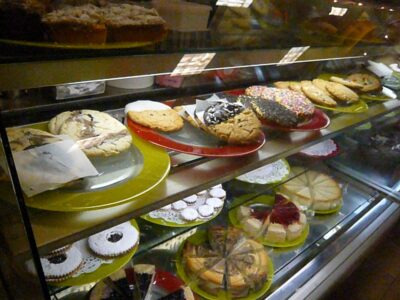 Enormes cookies dans une boulangerie de New York