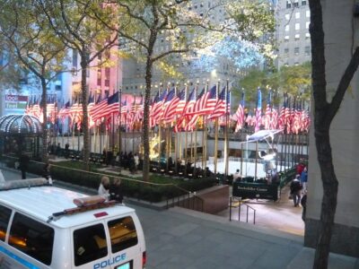 Patrinoire au pied de la Tour Rockefeller Center