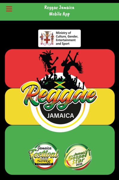 Visuel de l'application Reggae Jamaica